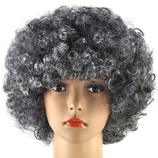 CURLY AFRO FANCY DRESS WIGS FUNKY DISCO CLOWN STYLE MENS/LADIES COSTUME 70S HAIR