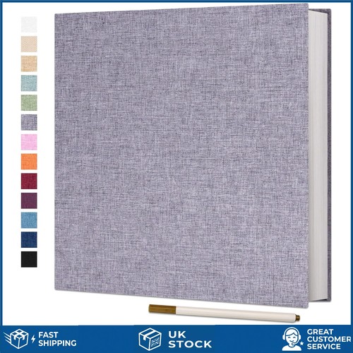 Vintage linen photo album - linen,