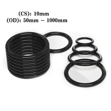 Epdm rubber rings 10mm cross - rings,