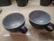 Denby Blue Jetty Cups X 2