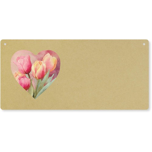 Heart with tulips large - tulips',