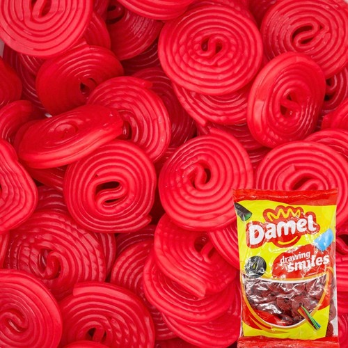 Strawberry flavoured wheels - flavoured,