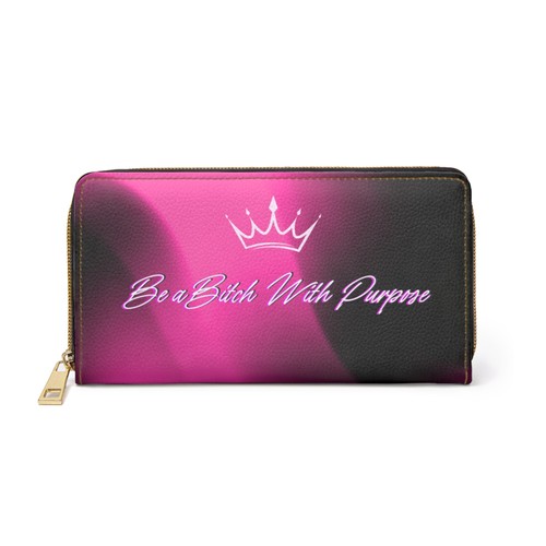 Bitch with purpose zipper - with,