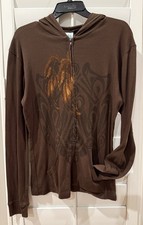 Vintage Twilight NEW MOON Full Zip Shirt W/Hoodie- Ladies L/XL