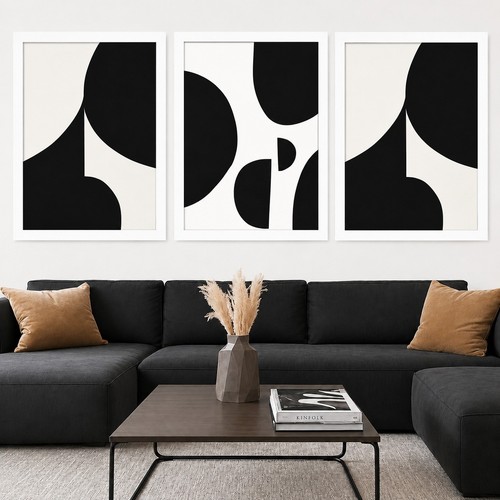Modern photo frames black oak - black,