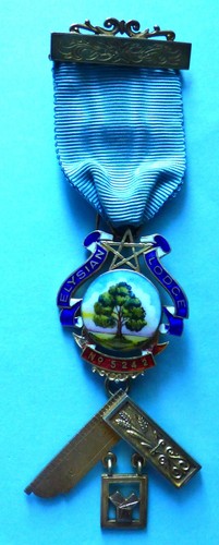Masonic silver past master - masonic,