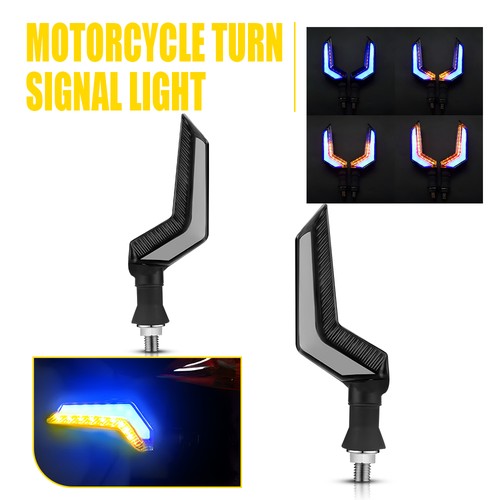 Black motorcycle led - motorcycle, turn