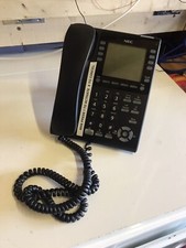 NEC DT820 VoIP Deskphone - PoE Telephone Includes Handset - ITY-8LDX-1P(BK) 
