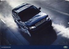 Range Rover Sport Accessories UK market colour sales brochure 2012