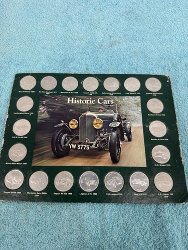 Shell historic cars coin - cars,