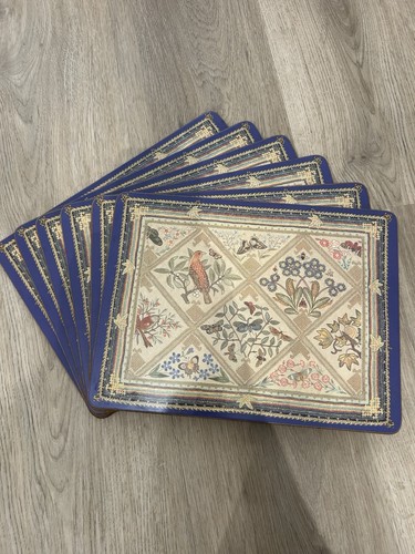 Vintage pimpernel placemats - 6x,