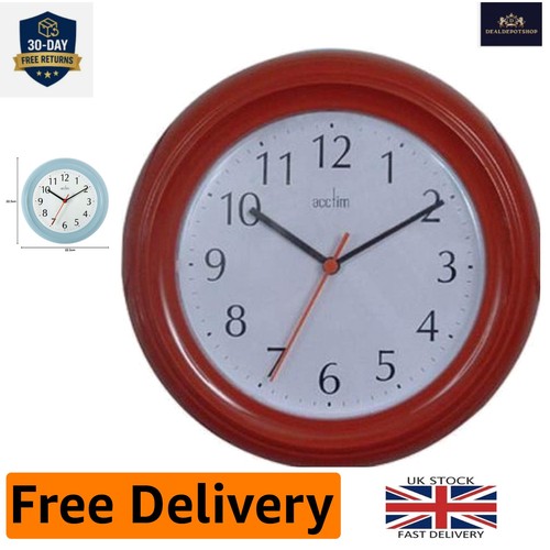 Classic red quartz wall - classic, clock