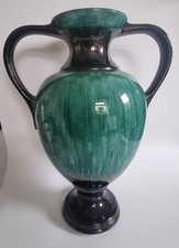 Large Blue Mountain Pottery Grecian Urn.