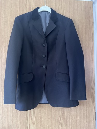 Black equestrian show jacket - show,