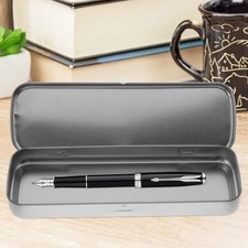 2 Pcs Metal Pen Case Writing