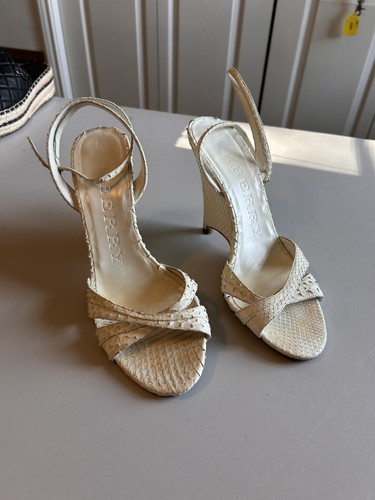 Burberry white python - , skin