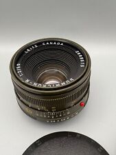 Leica Summicron-R 50 1:2 Safari Green Olive "For R Only" - Tested! RARE