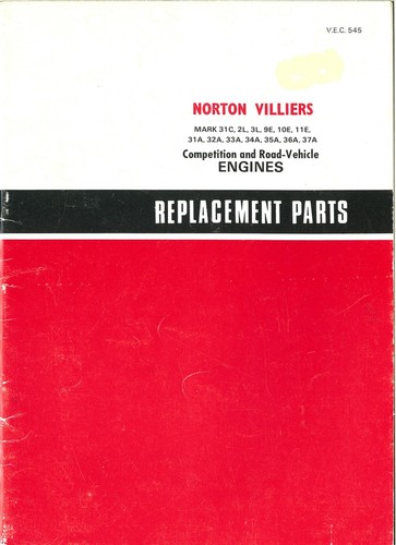 Norton villiers engine 31c - villiers,
