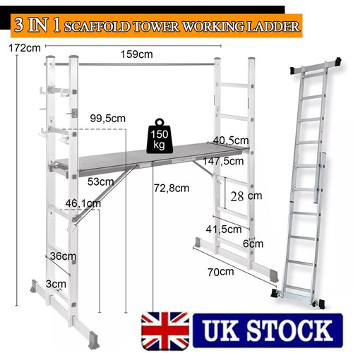 Heavy duty 1 aluminium - 3, in