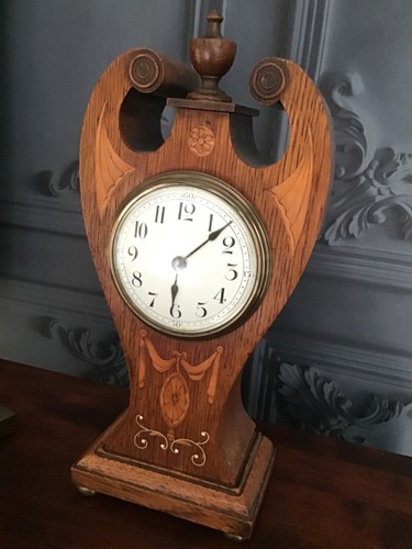 Victorian balloon mantel clock - balloon,