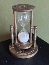 Vintage Brass Swivel Egg Timer