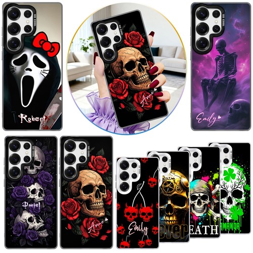 Bright skull custom phone case - custom,