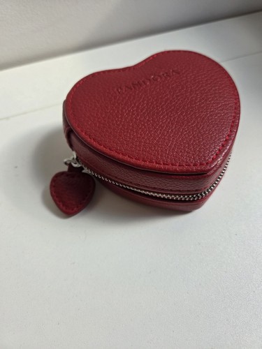 Pandora red heart shape - pandora,