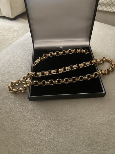 Gold belcher chain and - belcher,