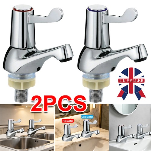 Lever basin sink taps pillar - lever,