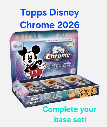 Topps disney chrome - topps, 2026