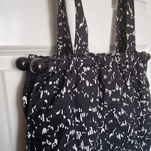 Shopper bag quilted cotton - quilted,