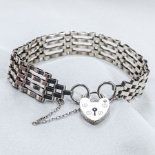 Vtg 1977 Sterling Silver 4 Bar