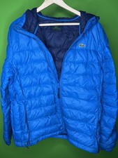 Blue Lacoste Puffa Jacket Coat