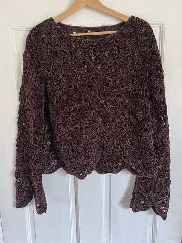 Zara chocolate brown - zara, chenille