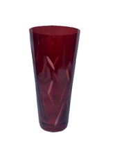 Large Red Decorative Glass