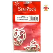 Curtain Rail Gliders Hooks to