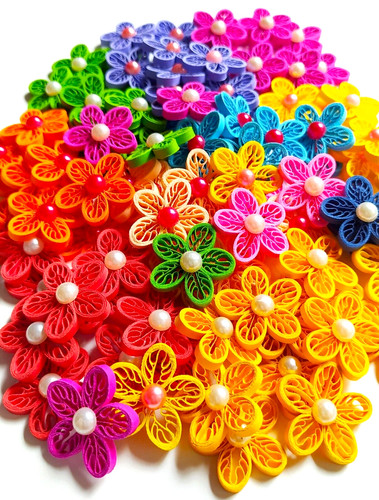 Paper quilling flowers - x,