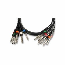 Pulse 8-Way Stereo Jack to Stereo Jack Plug Loom