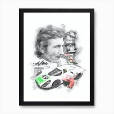 Siffert art print framed - siffert,