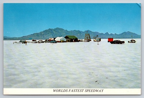 Bonneville salt flats - salt, world's