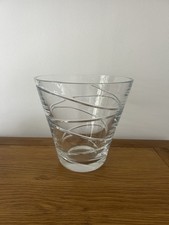 Jasper Conran Wedgwood Aura Glass Bowl Very Heavy Fruit/ Vase Rare