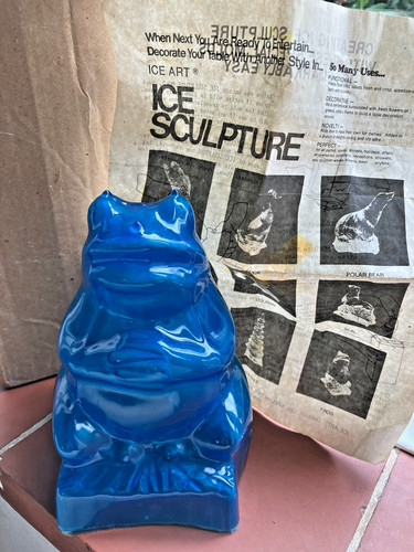 Rare vintage ice sculpture - ice,