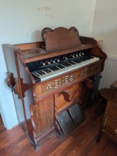 Antique Morton bros and Co London Wind Pump Organ