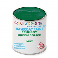 For PEUGEOT GREEN POLICE Paint