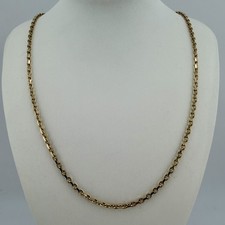 9ct Gold Guard Chain, 22in L