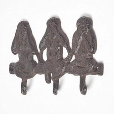 Cast Iron Monkey Hooks Wall