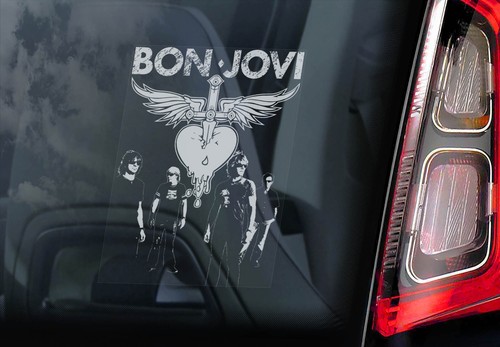 Bon jovi car - car, sticker,