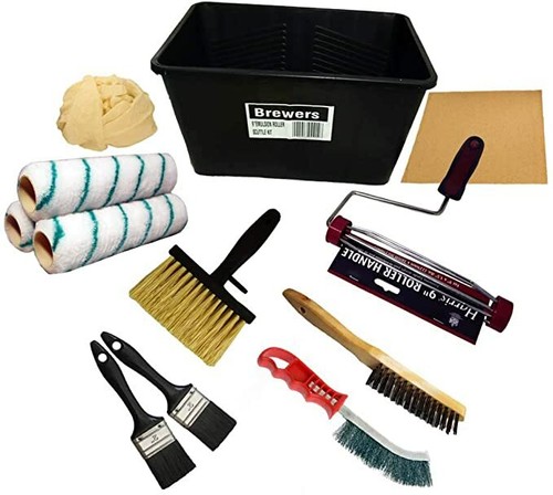 Fence painting kit - fence, shed
