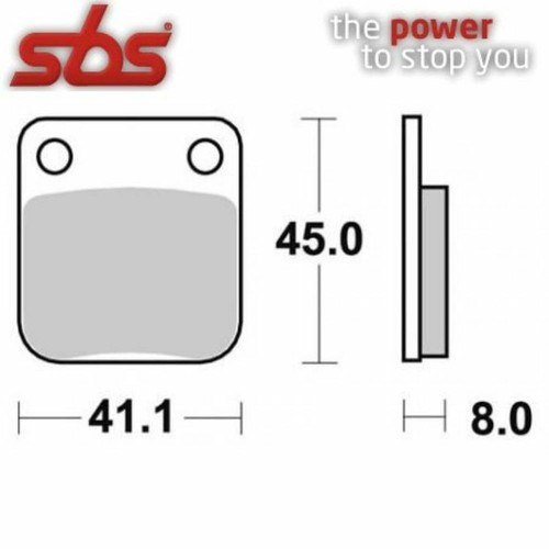 Pair brake pads - brake, 100