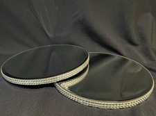 Diamante Mirror Plates X 2 for